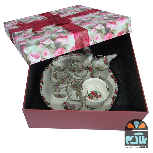 ست هدیه چایخوری گل گلی