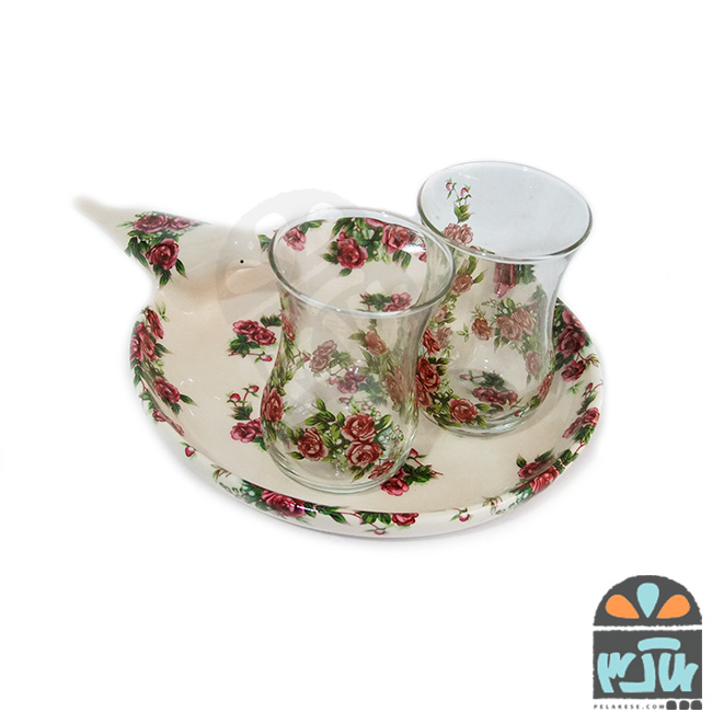 چایخوری دو نفره گلسرخی2
