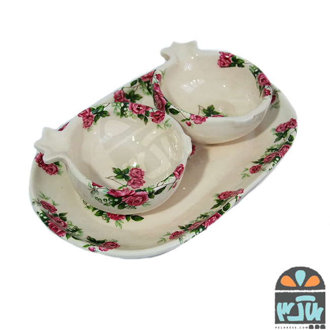 سینی پذیرایی گلسرخی