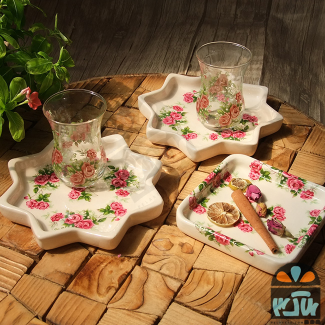 ست چایخوری دو نفره شمسه