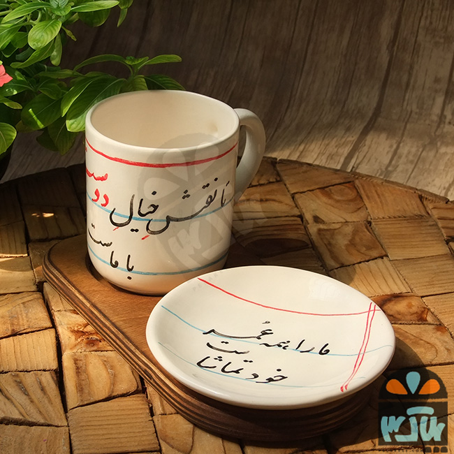 ست چایخوری نقش خیال