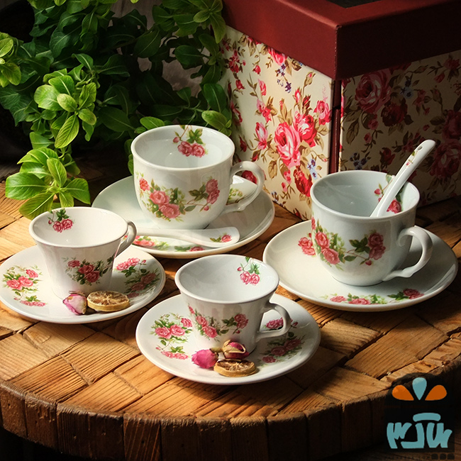 ست هدیه قهوه و چای گلسرخی تینا