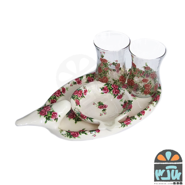 چایخوری دو نفره گلسرخی دنیا