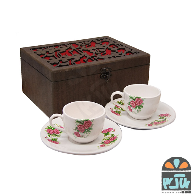 ست قهوه خوری دونفره گلرخ