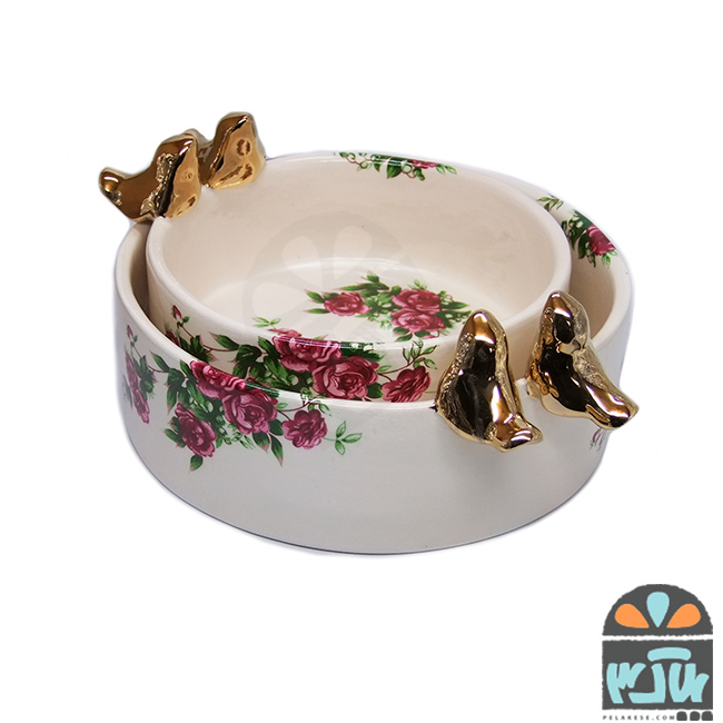 ست کاسه سایز3 و 4 گلسرخی