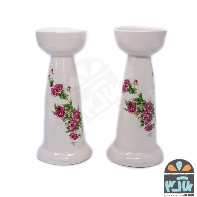 جاشمعی سرامیکی گلسرخی