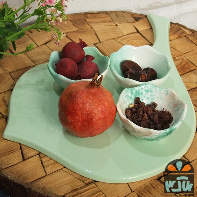 ست پذیرایی درنای سبز