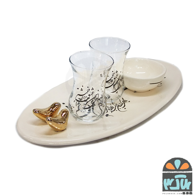 سینی چایخوری دونفره عشق