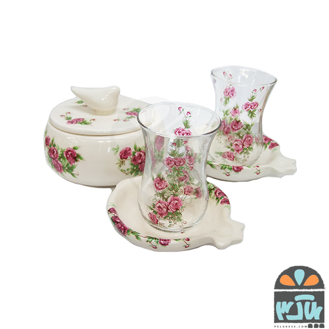 ست چایخوری دونفره گل انار