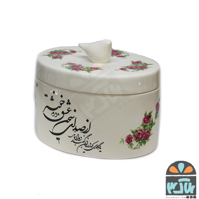 شکلات خوری بیضی گل و عشق