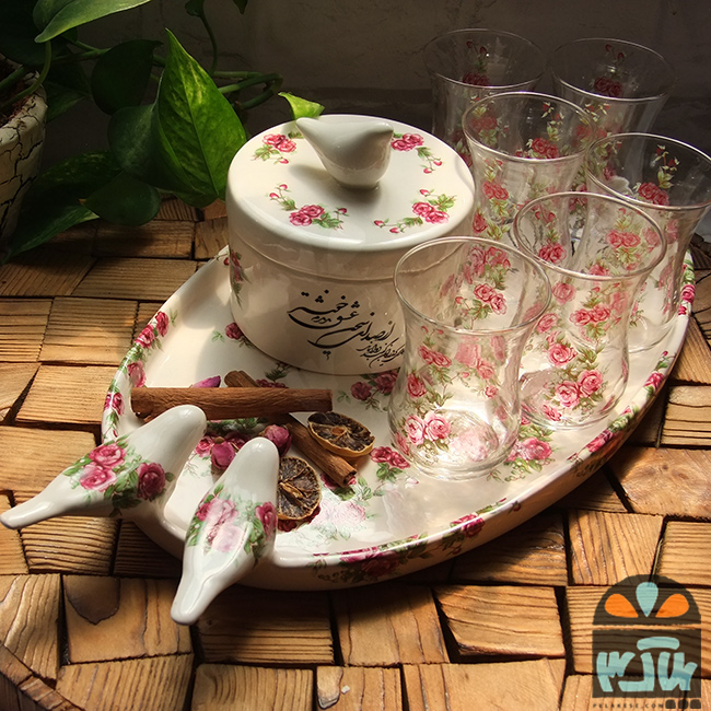 ست چایخوری سرلک شش نفره