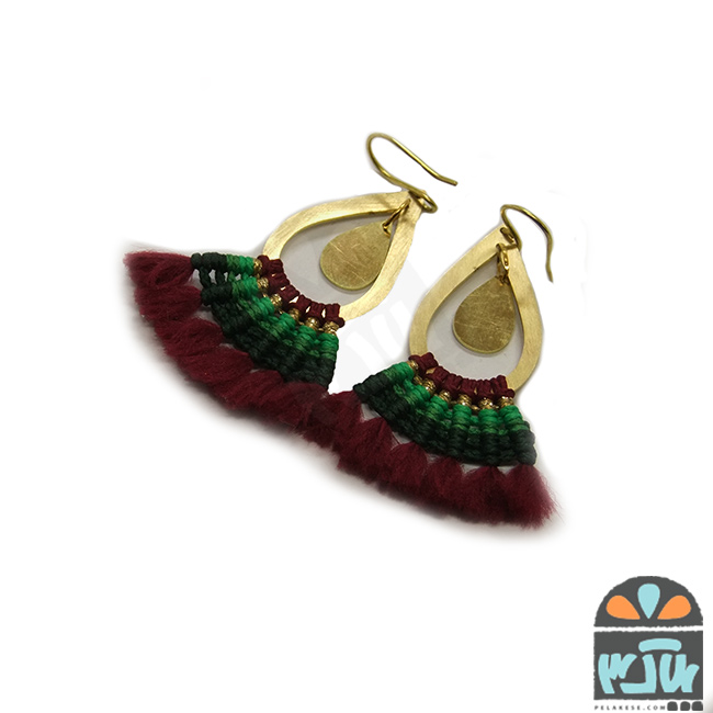 گوشواره برنجی تانیا