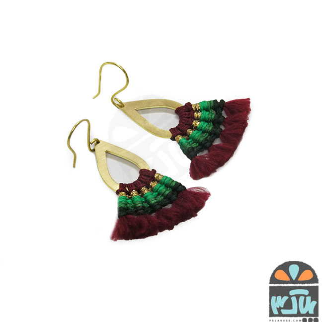 گوشواره برنجی تارا