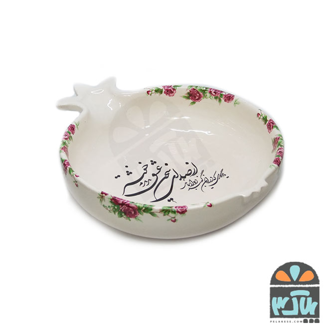 کاسه انار بزرگ گلسرخی