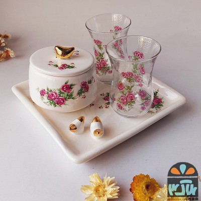 چایخوری دونفره مریم گلی